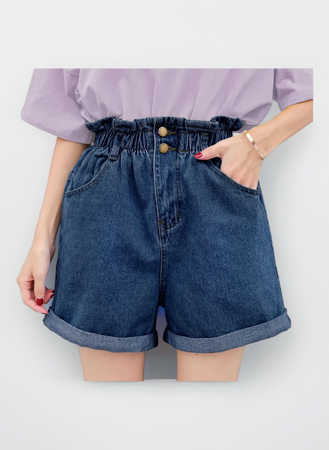 Amazon | [Bidason] デニム ショート パンツ レディース ジーンズ